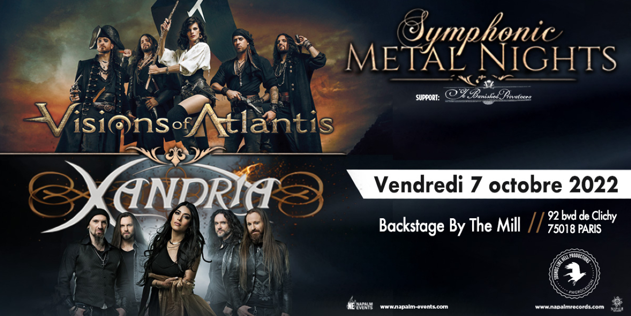 Visions of Atlantis • Xandria • Ye Banished Privateers à Paris